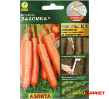 Морковь Лакомка лента 8 м 240 семян Аэлита
