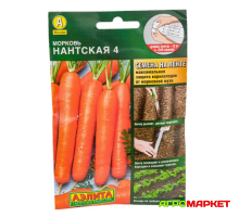 Морковь Нантская 4 лента 8 м 240 семян Аэлита